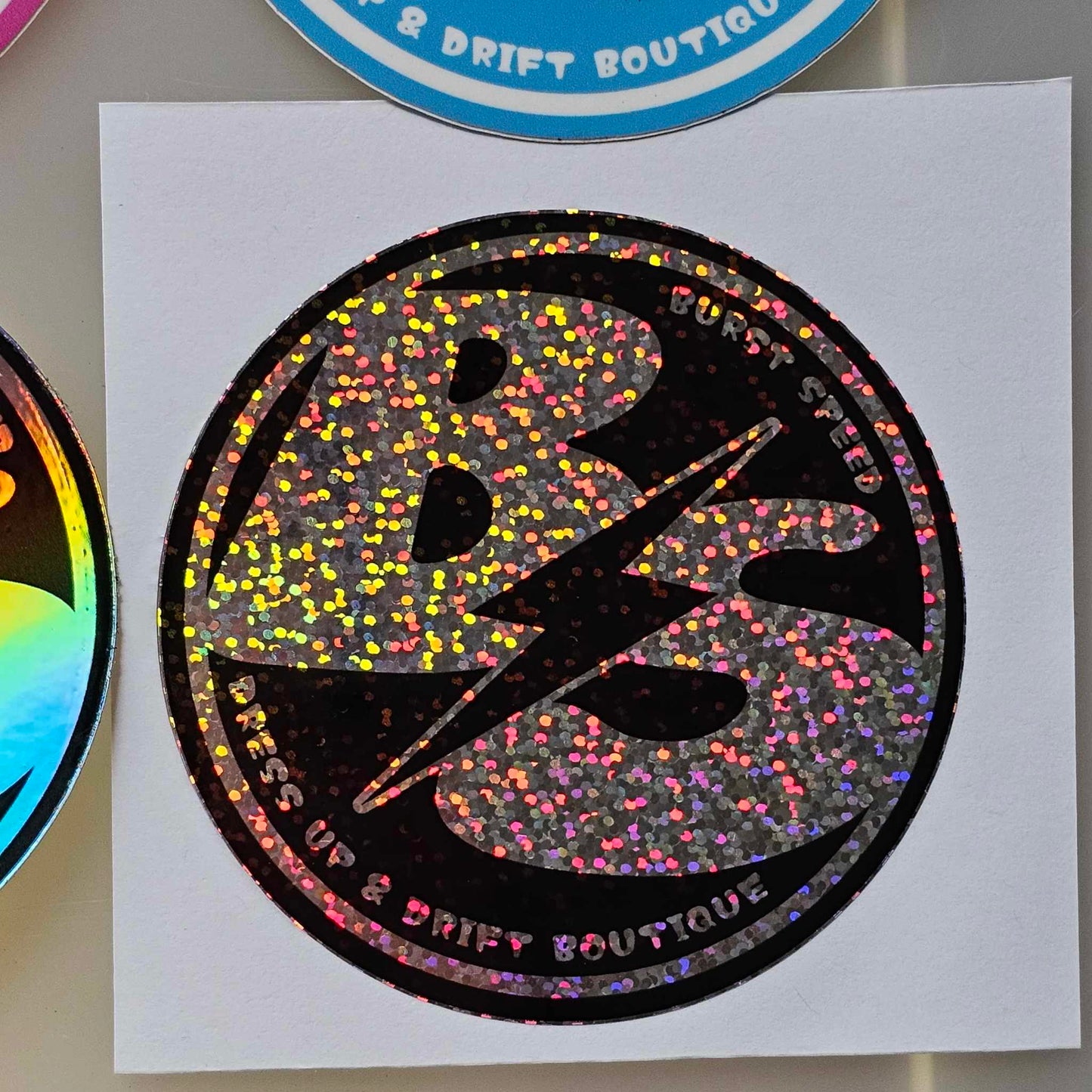 BURSTspeed BS Circle Logo Sticker