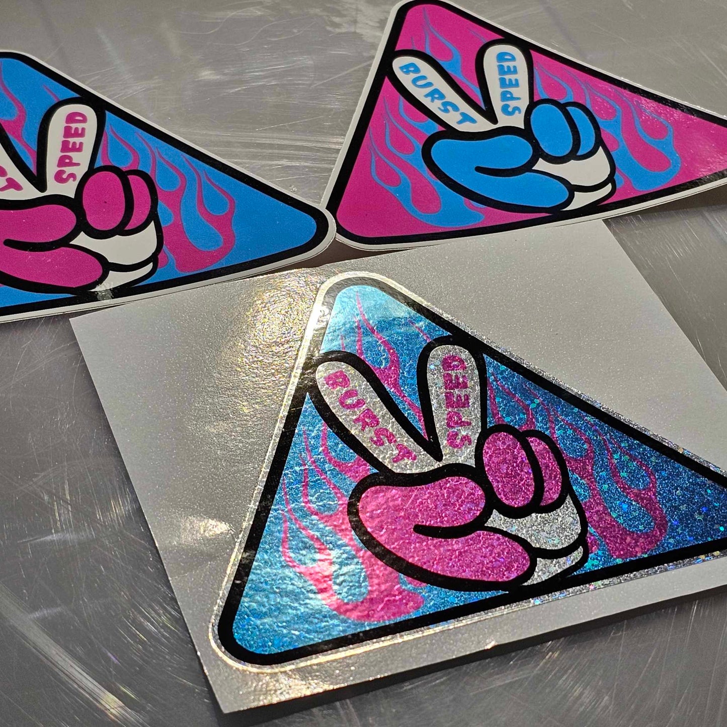 BURSTspeed Peace Sign Sticker