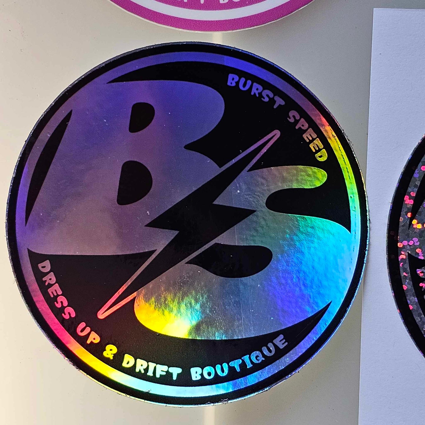 BURSTspeed BS Circle Logo Sticker