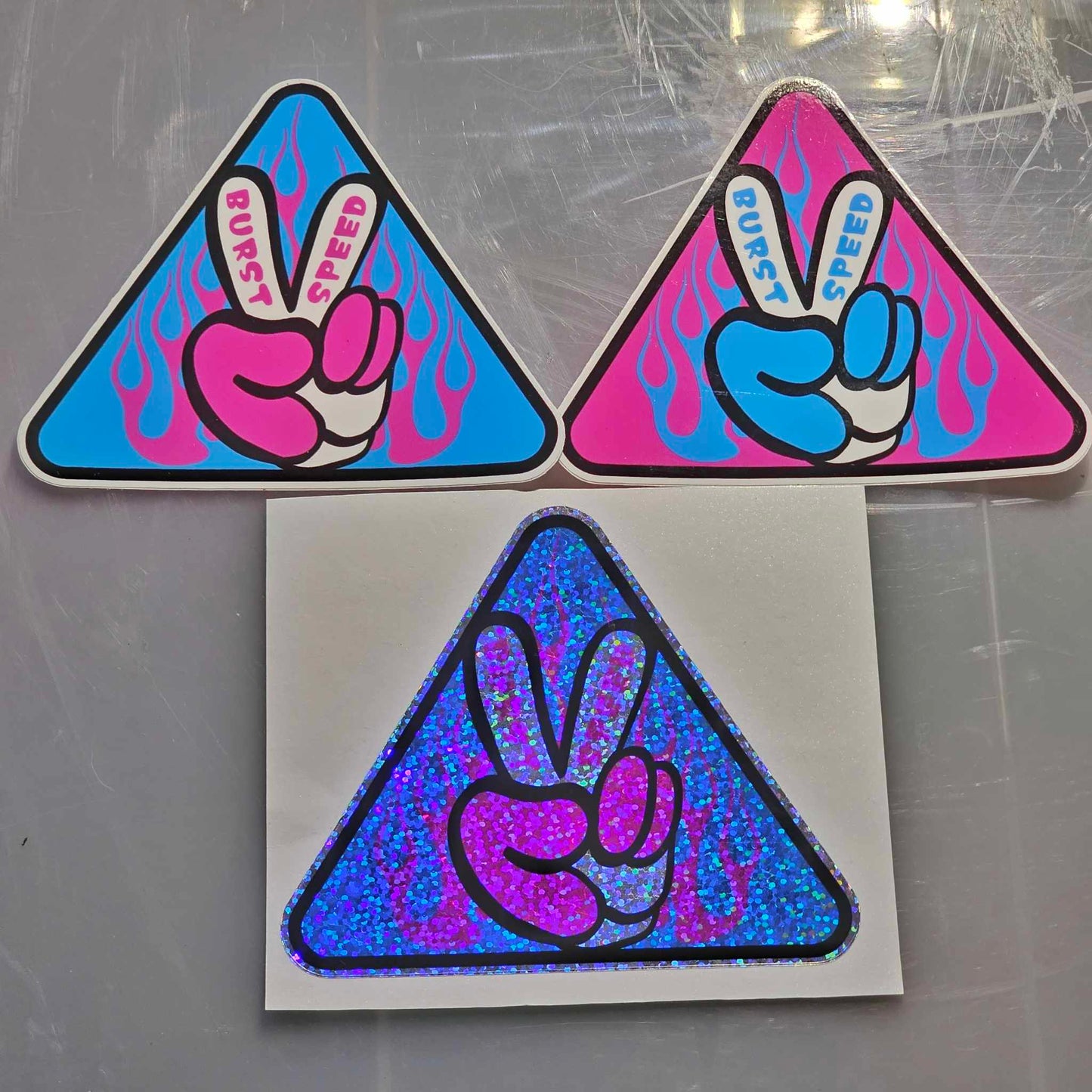 BURSTspeed Peace Sign Sticker