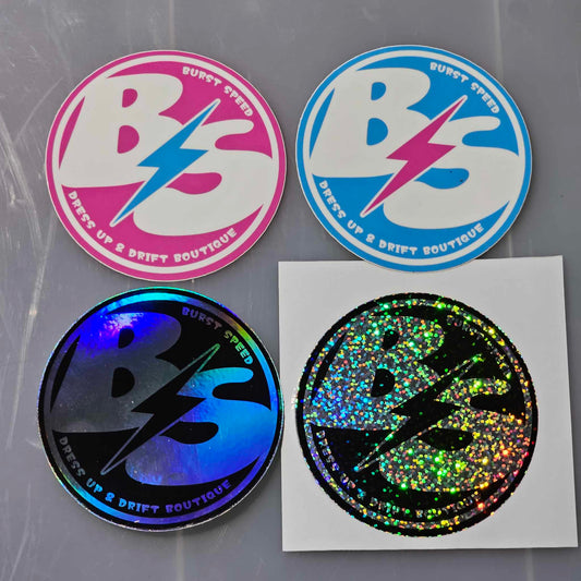 BURSTspeed BS Circle Logo Sticker