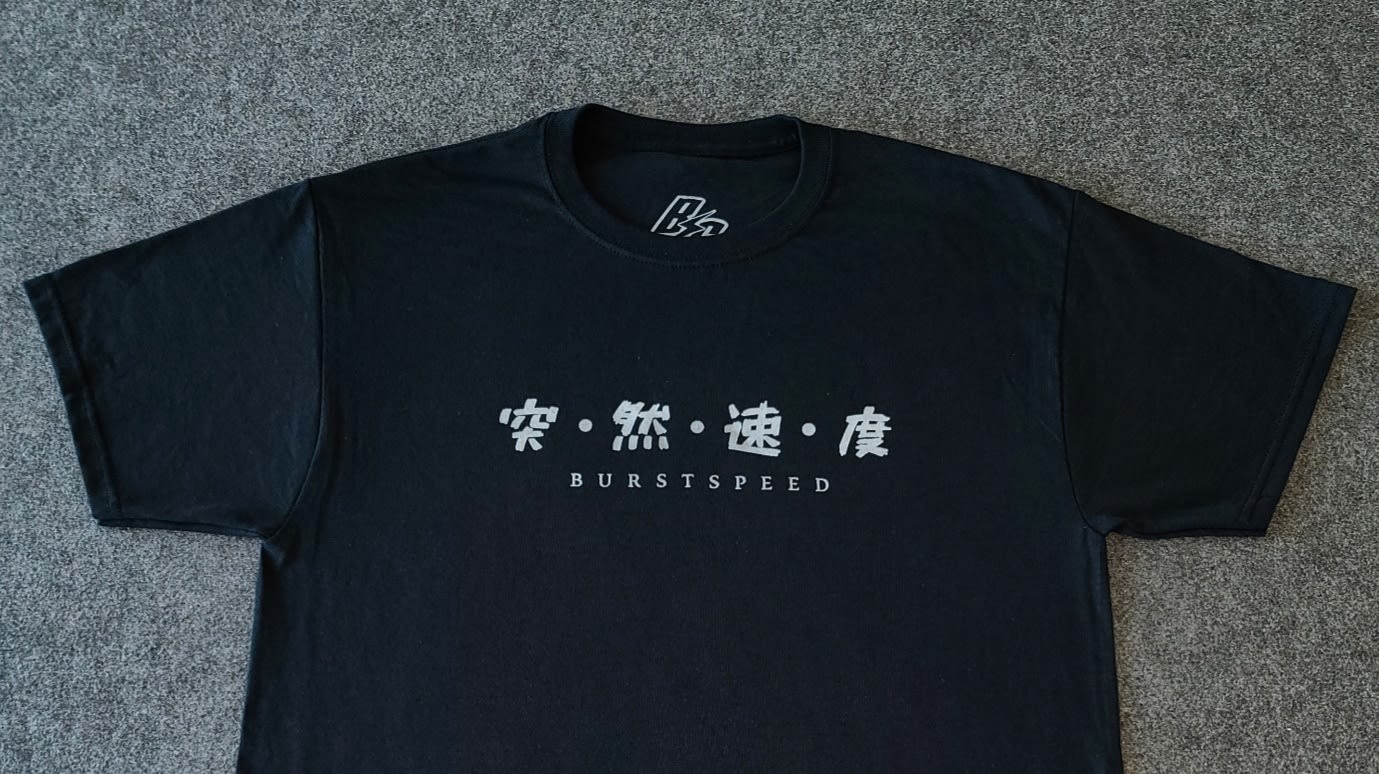 BURSTspeed T-Shirt - Metallic Kanji