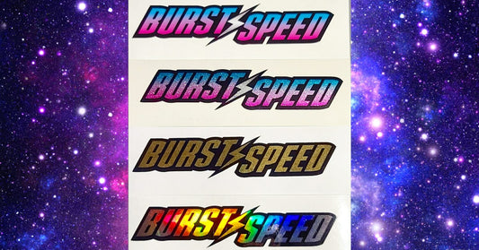 BURSTspeed Mini Logo Stickers