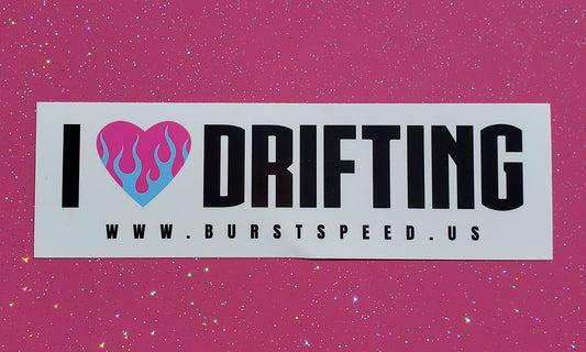 BURSTspeedI <3 Drifting Sticker (Large)