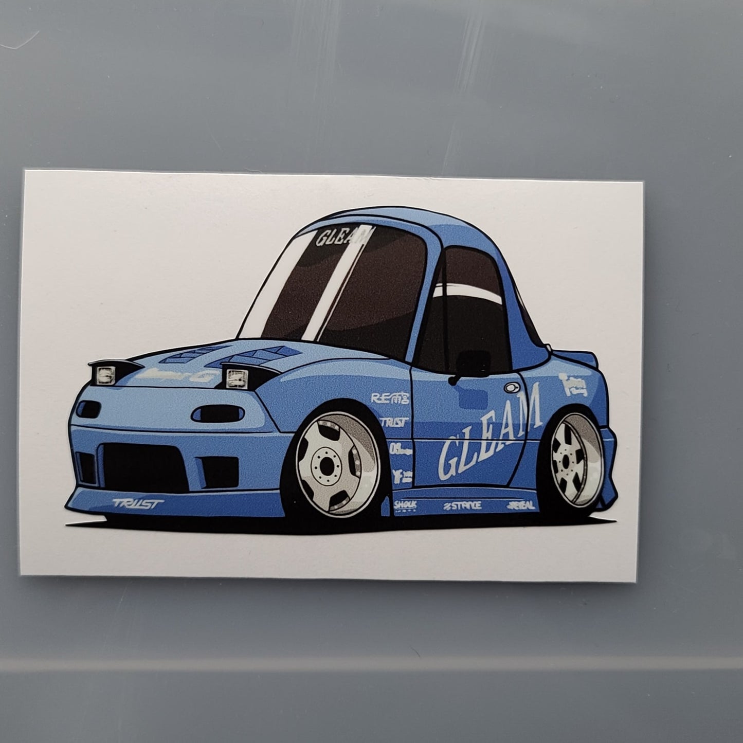 BURSTspeed GLEAM Miata Digital Chibi Sticker