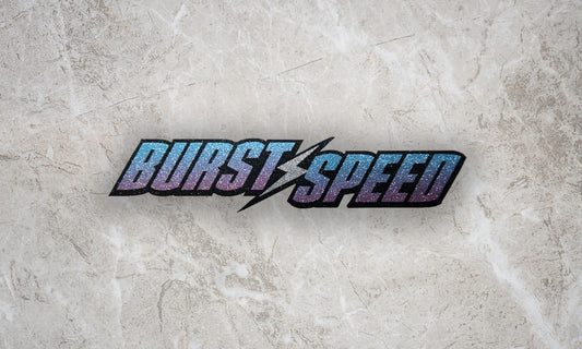 BURSTspeed Standard Logo Sparkle Sticker